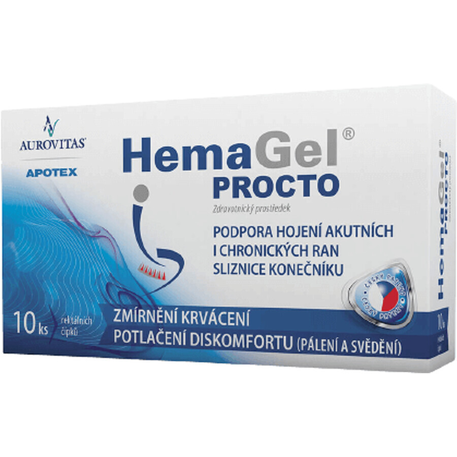 HemaGel PROCTO Zäpfchen 10 Stück