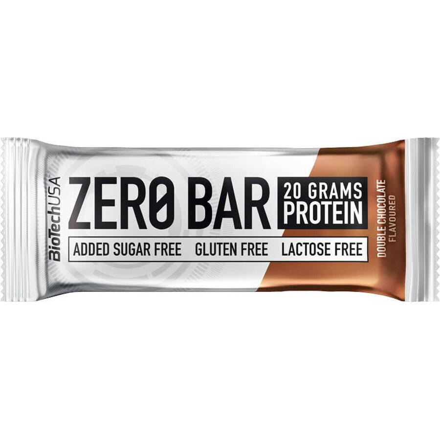 BiotechUSA ZERO BAR ciocolată dublă 50 g