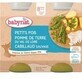 Menu Babybio peas and potatoes with cod 2 x 200 g