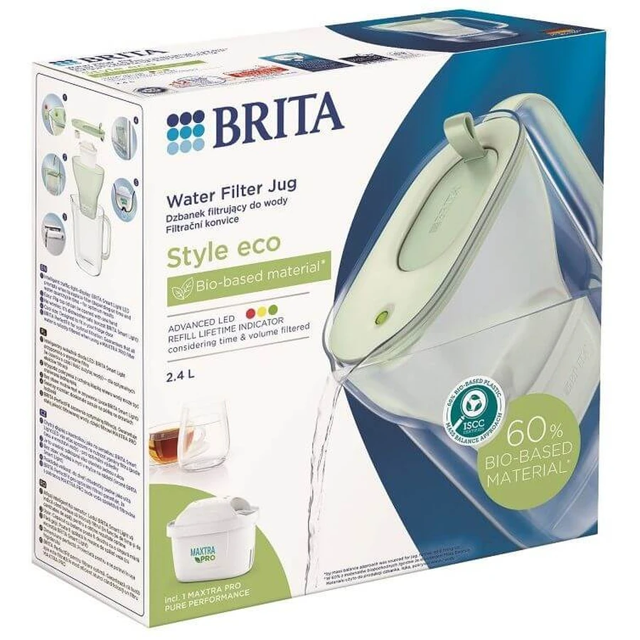 Hervidor con filtro Brita Style Eco, verde 2,4 l