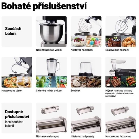 Lauben Kitchen Machine 1200BC Food processor