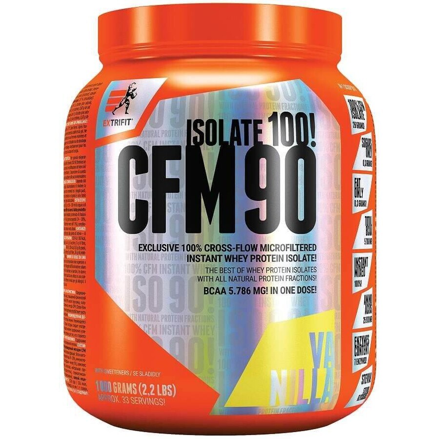 Extrifit CFM Instant Whey Isolate 90 vanilla 1 kg