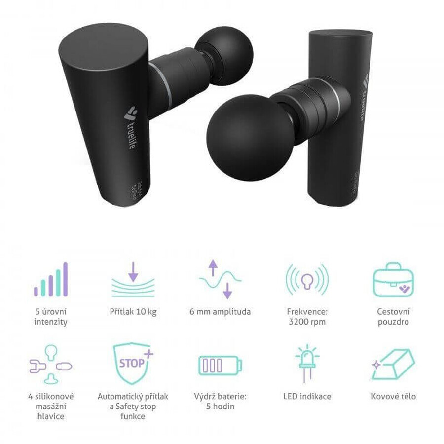 TrueLife RelaxGun G6 metal massage gun