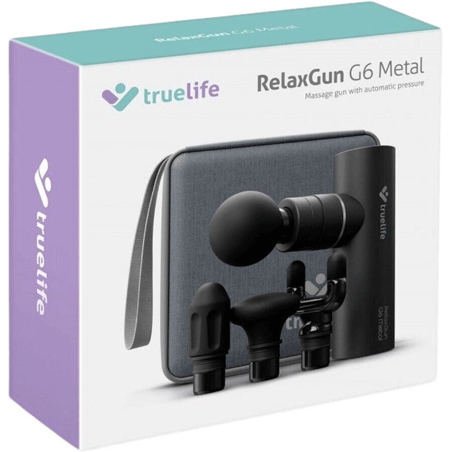 TrueLife RelaxGun G6 metal massage gun
