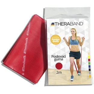 Theraband Verstärkungsgummi 2 m rot (mittel)