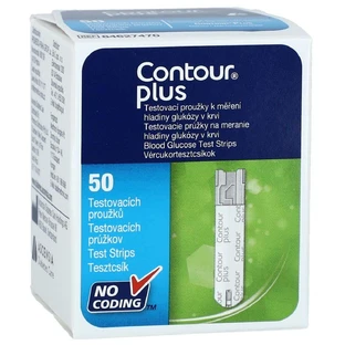 Contour PLUS Diagnostische Strips 50 stuks