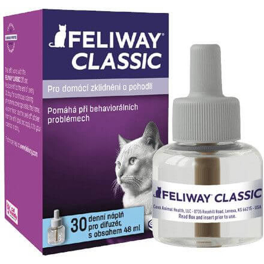 Feliway Classic replacement cat litter for cats, 48 ml