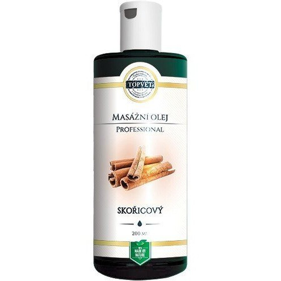 Topvet Cinnamon massage oil 200 ml