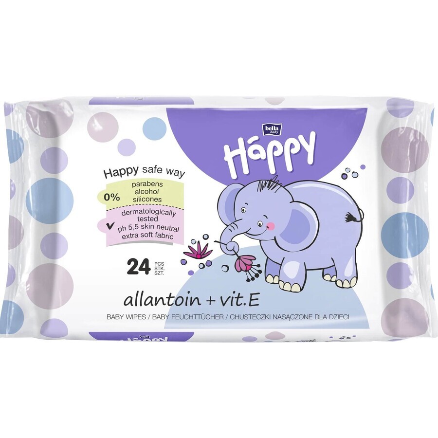 Bella BABY Vitamin E Wet Wipes 24 pcs