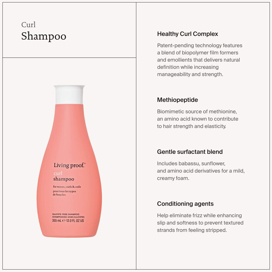 Living Proof Curly Hair Shampoo 355 ml