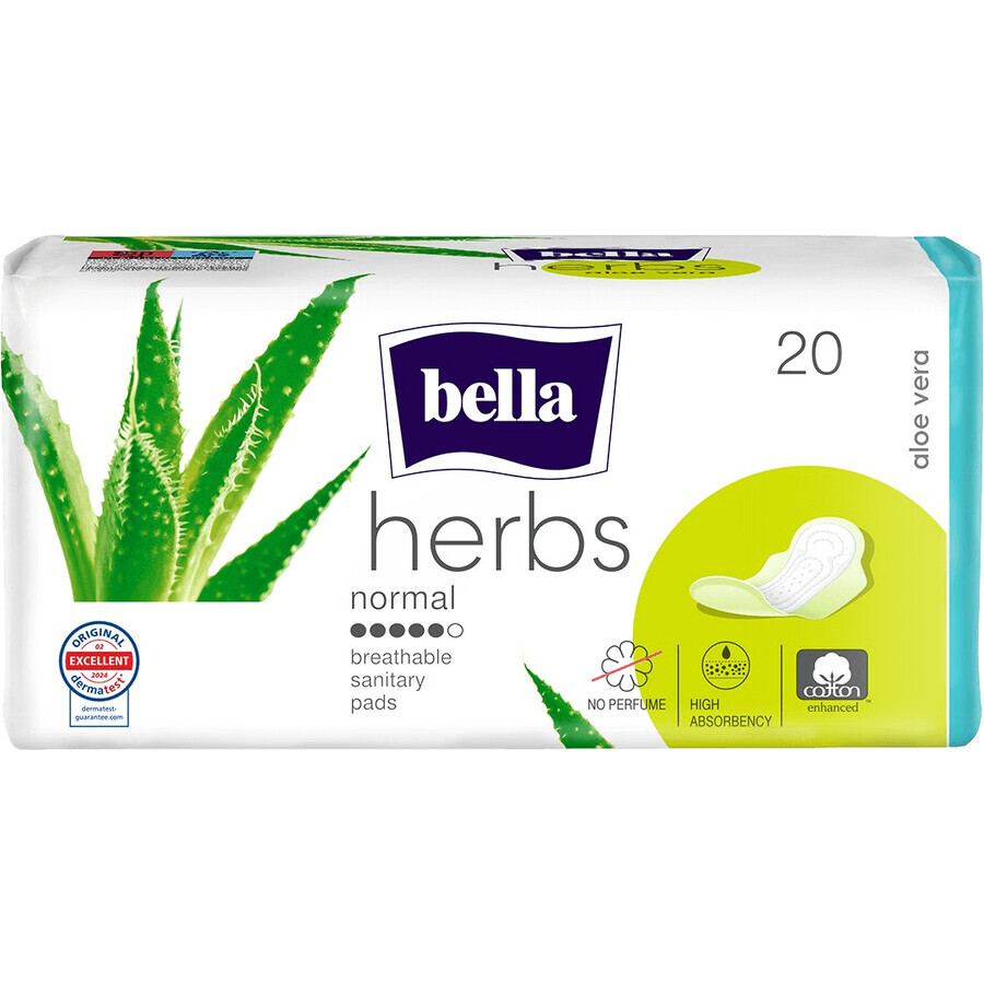 Bella AloeVera serviettes hygiéniques normales 20 pièces