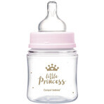 Canpol baby's EasyStart ROYAL BABY 120 ml brede antikoliek babyfles ROYAL BABY roze Canpol baby's EasyStart ROYAL BABY 120 ml brede antikoliek babyfles ROYAL BABY roze