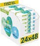 Pampers Harmonie Aqua Salviettine umidificate senza plastica 24 x 48 pz.