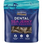 Fish4Dogs Friandises dentaires pour chiens poisson de mer - carrés 115 g