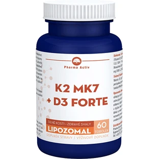 Pharma Activ LIPOZOMAL K2 MK7 + D3 FORTE 60 cápsulas