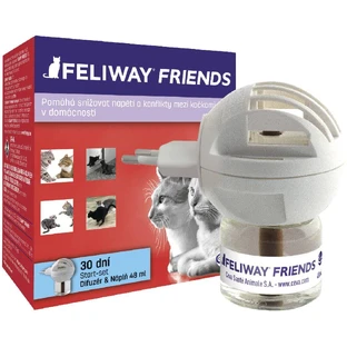 Feliway Friends diffuser and refill for cats, 48 ml