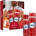 Old Spice Chef pour hommes - coffret cadeau comprenant un déodorant en spray et un gel douche Whitewater au parfum frais Old Spice Chef pour hommes - coffret cadeau comprenant un déodorant en spray et un gel douche Whitewater au parfum frais