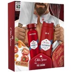 Old Spice Chef pour hommes - coffret cadeau comprenant un déodorant en spray et un gel douche Whitewater au parfum frais Old Spice Chef pour hommes - coffret cadeau comprenant un déodorant en spray et un gel douche Whitewater au parfum frais