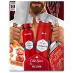 Old Spice Chef pour hommes - coffret cadeau comprenant un déodorant en spray et un gel douche Whitewater au parfum frais Old Spice Chef pour hommes - coffret cadeau comprenant un déodorant en spray et un gel douche Whitewater au parfum frais