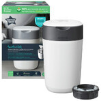 Cesta para pañales Twist & Click de Tommee Tippee, blanca Cesta para pañales Twist & Click de Tommee Tippee, blanca