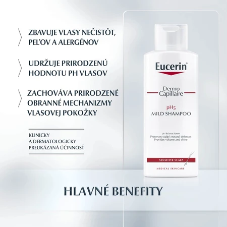 Eucerin DermoCapillaire pH5 Champú para piel sensible 250 ml