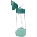 B.box Sticlă de băut cu pai - pădure de smarald 600 ml B.box Sticlă de băut cu pai - pădure de smarald 600 ml