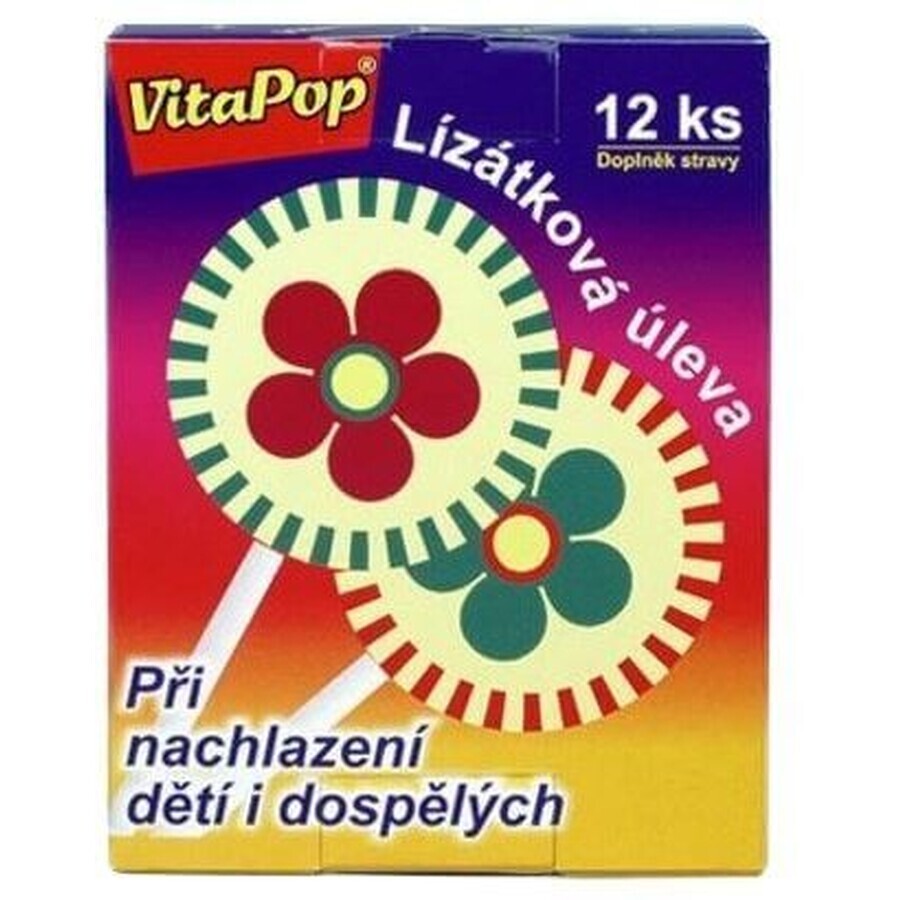 Comprar VitaPop Piruleta para resfriados en niños y adultos 12 unidades VitaPop Piruleta para resfriados en niños y adultos 12 unidades
