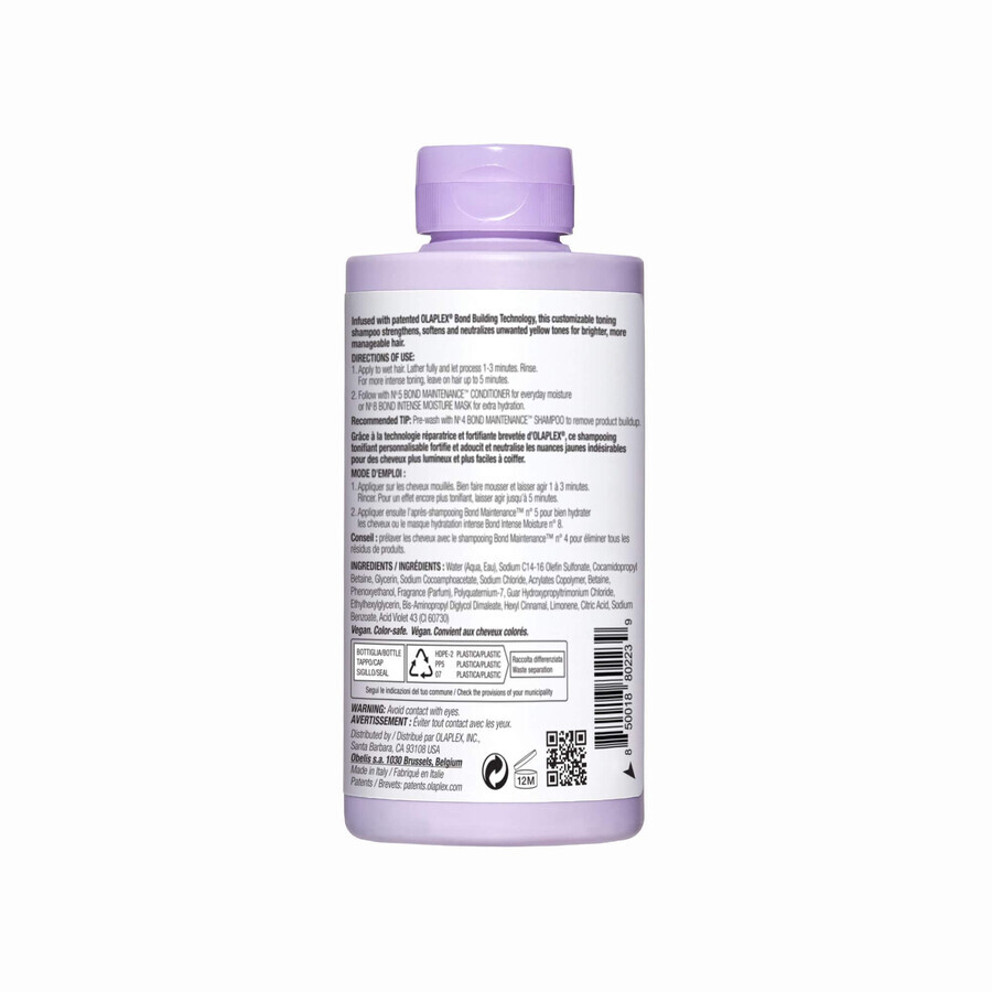 Coloring shampoo Olaplex No.4P Blonde Enhancer 250 ml