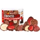 Mixit Crunchy chocoladebanaan en aardbeienmix, 150 g