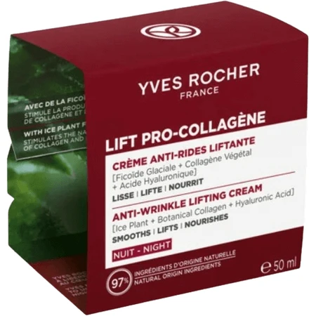 Yves Rocher LIFT PRO-COLLAGEN Soin de nuit anti-rides 50 ml
