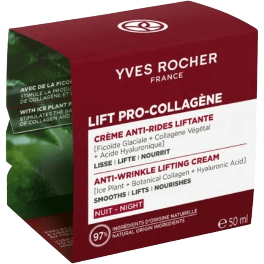 Yves Rocher LIFT PRO-COLLAGEN Soin de nuit anti-rides 50 ml
