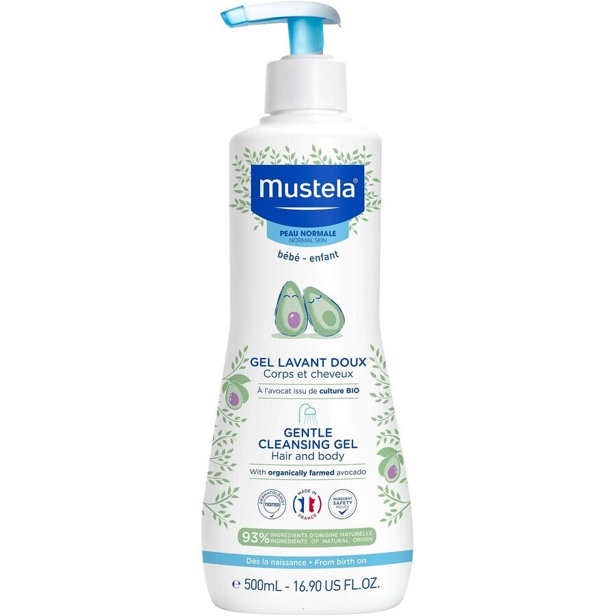 Mustela Gentle Body and Hair Cleansing Gel 500 ml