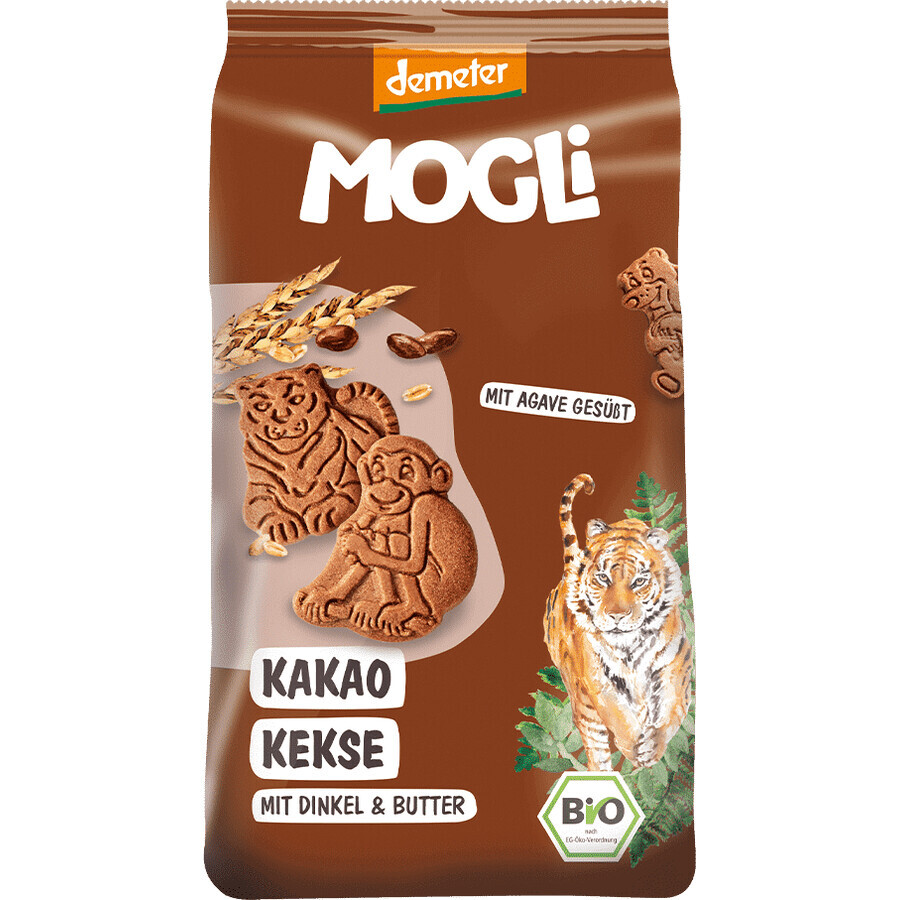 MOGLi Biscotti al cacao biologici con certificazione Demeter 125 g