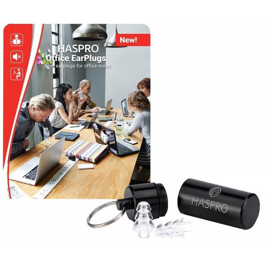 Haspro Office earplugs for studying and reading