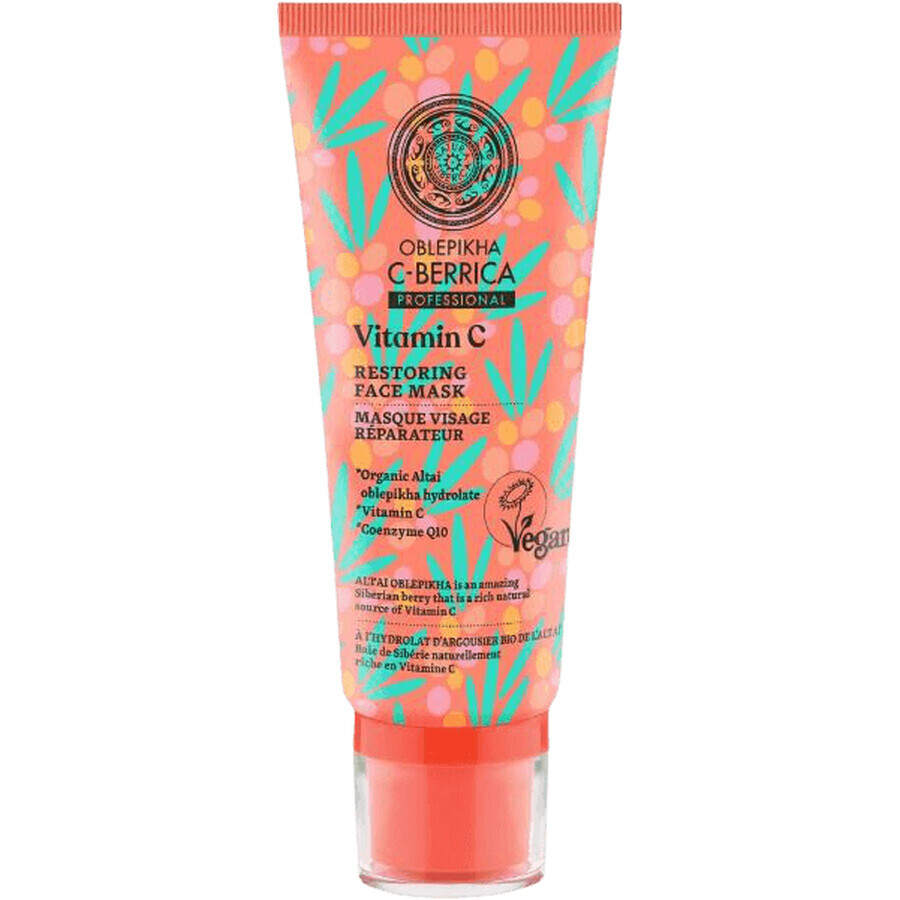 Oblepikha C-Berrica Renewing face mask - vitamin C and sea buckthorn 100 ml