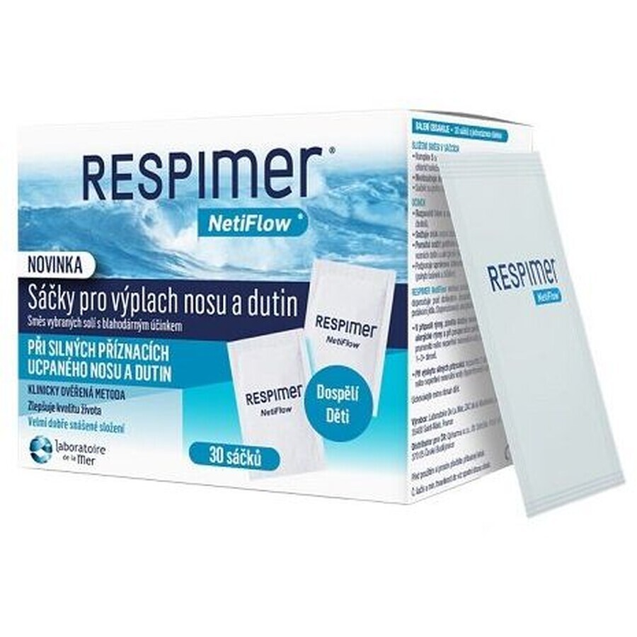 Respimer nasal and sinus rinse sachets 30 sachets