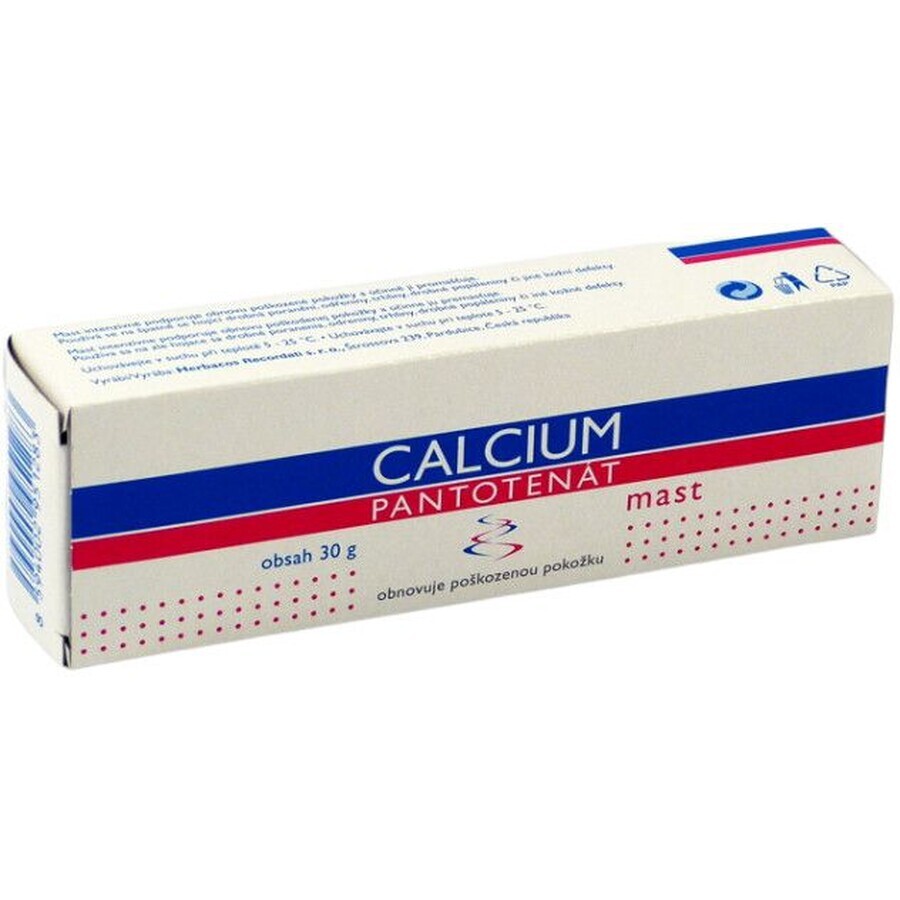 Herbal ointment with CALCIUM PANTOTHENATE, 30 g