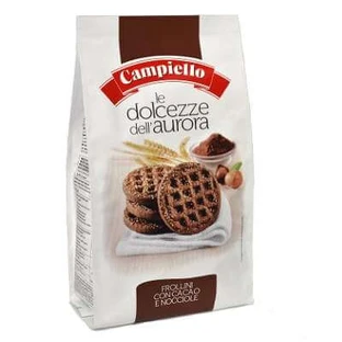 Galletas Dolcezze de cacao y avellanas, 350 g, Campiello