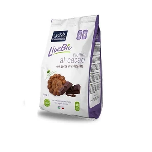 Galletas de cacao y chocolate LiveBio, 300 gr, Sottolestelle