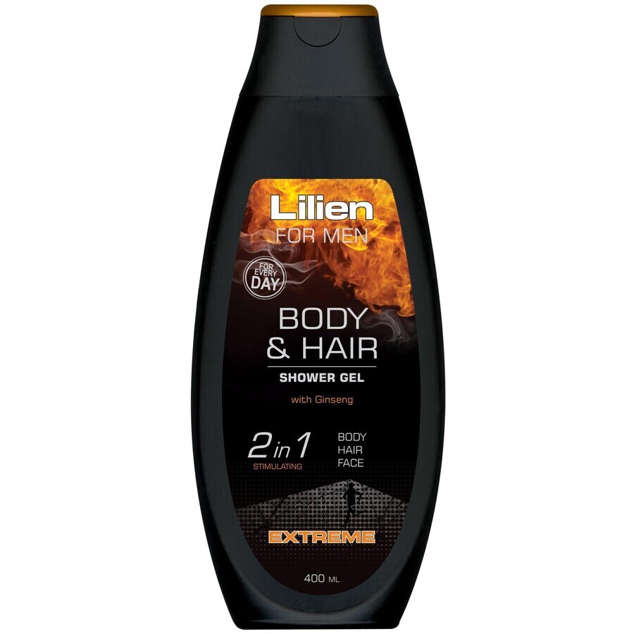 Lilien Shower Shampoo for Men Extreme 400 ml