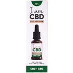 Ich bin CBD Spectrum CBD CBD 5% + CBG 5% original Hanföl 10 ml Ich bin CBD Spectrum CBD CBD 5% + CBG 5% original Hanföl 10 ml
