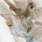 BIBS Paci Paci Paci Braid Clip, Cloud/ Iron