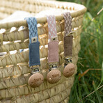 BIBS Paci Paci Paci Braid Clip, Cloud/ Iron