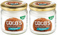 Health Link Organic extra virgin coconut oil 2 x 400 ml
