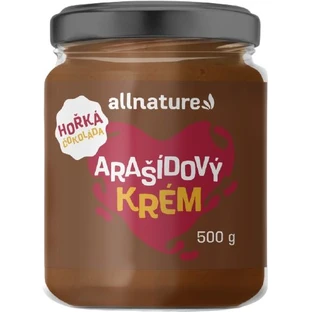 Allnature Erdnusscreme mit dunkler Schokolade 500 g