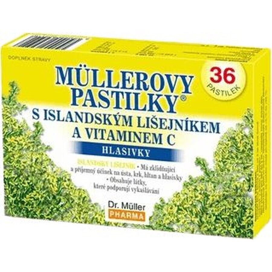 Dr.Muller Muller Island lichen and vit. C sugar free 36 tablets