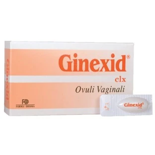 Ginexid supositorios vaginales 10 x 2 g