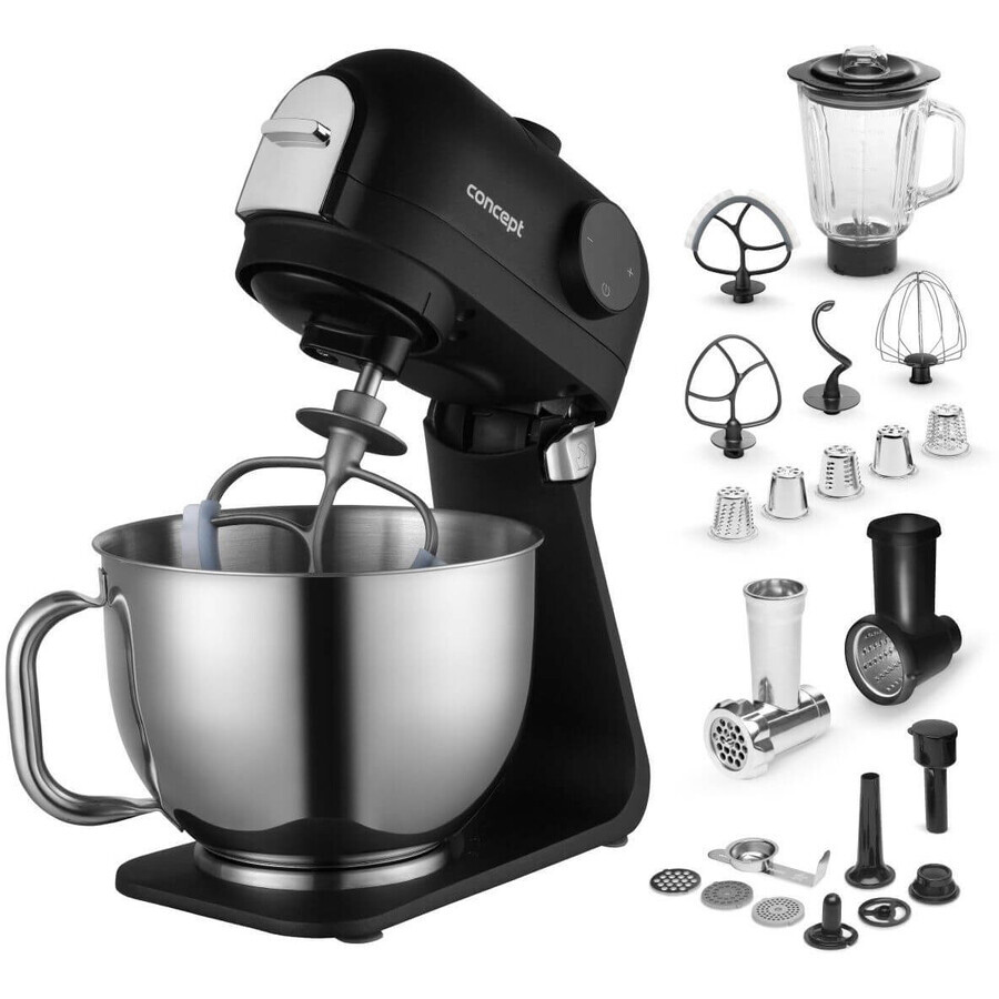 Element RM7500 1200W DIGI Negru robot de bucătărie planetar