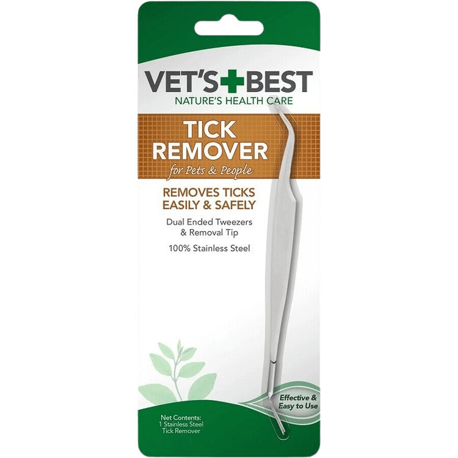 Vet´s best tick tweezers 2in1