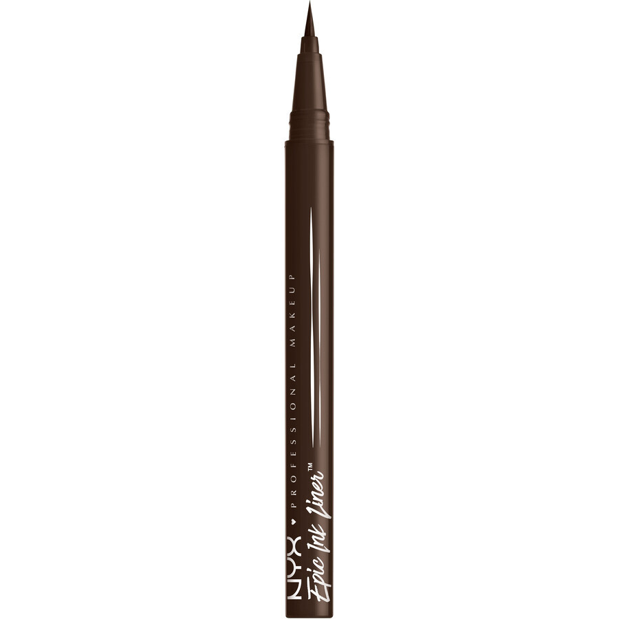 NYX Professional Makeup Epic Ink Liner, wasserfester Eyeliner - Dark Chocolate